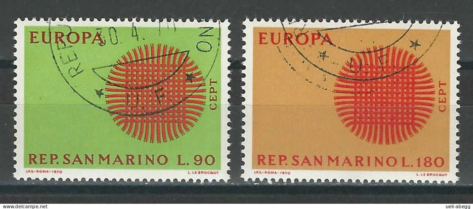 San Marino Mi 955-56 O - Gebraucht