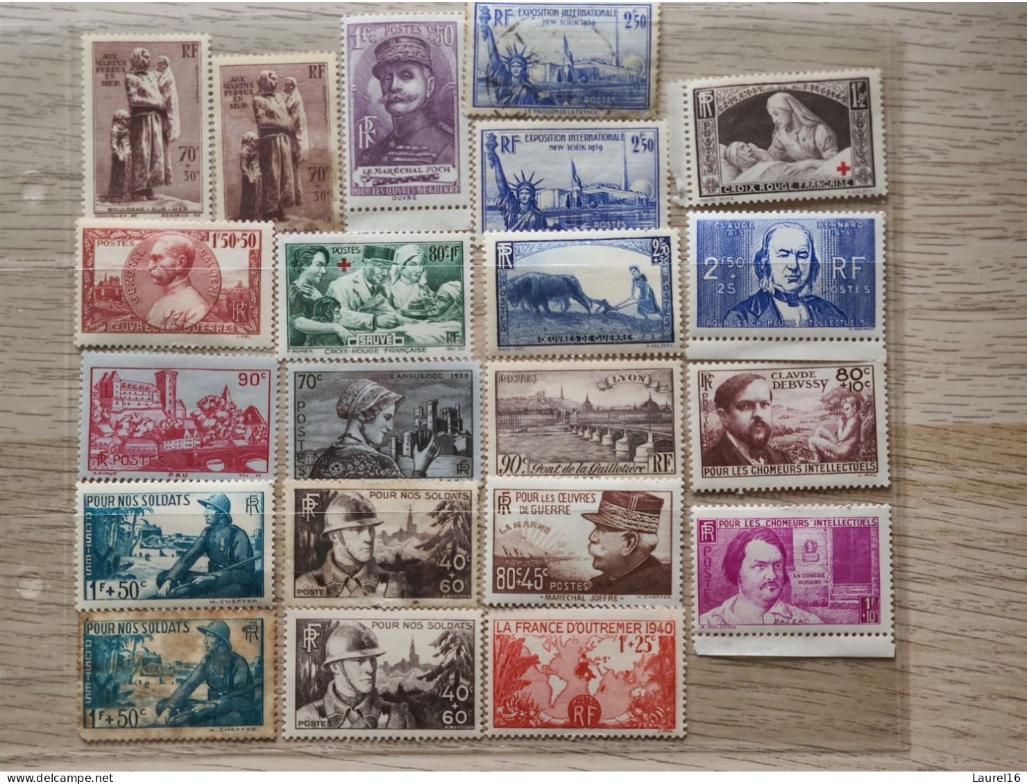 Lot De Timbres 1939 - 1940 N°447 à 464 - Nuevos