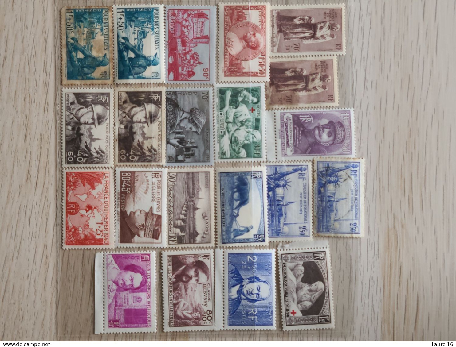 Lot De Timbres 1939 - 1940 N°447 à 464 - Nuevos