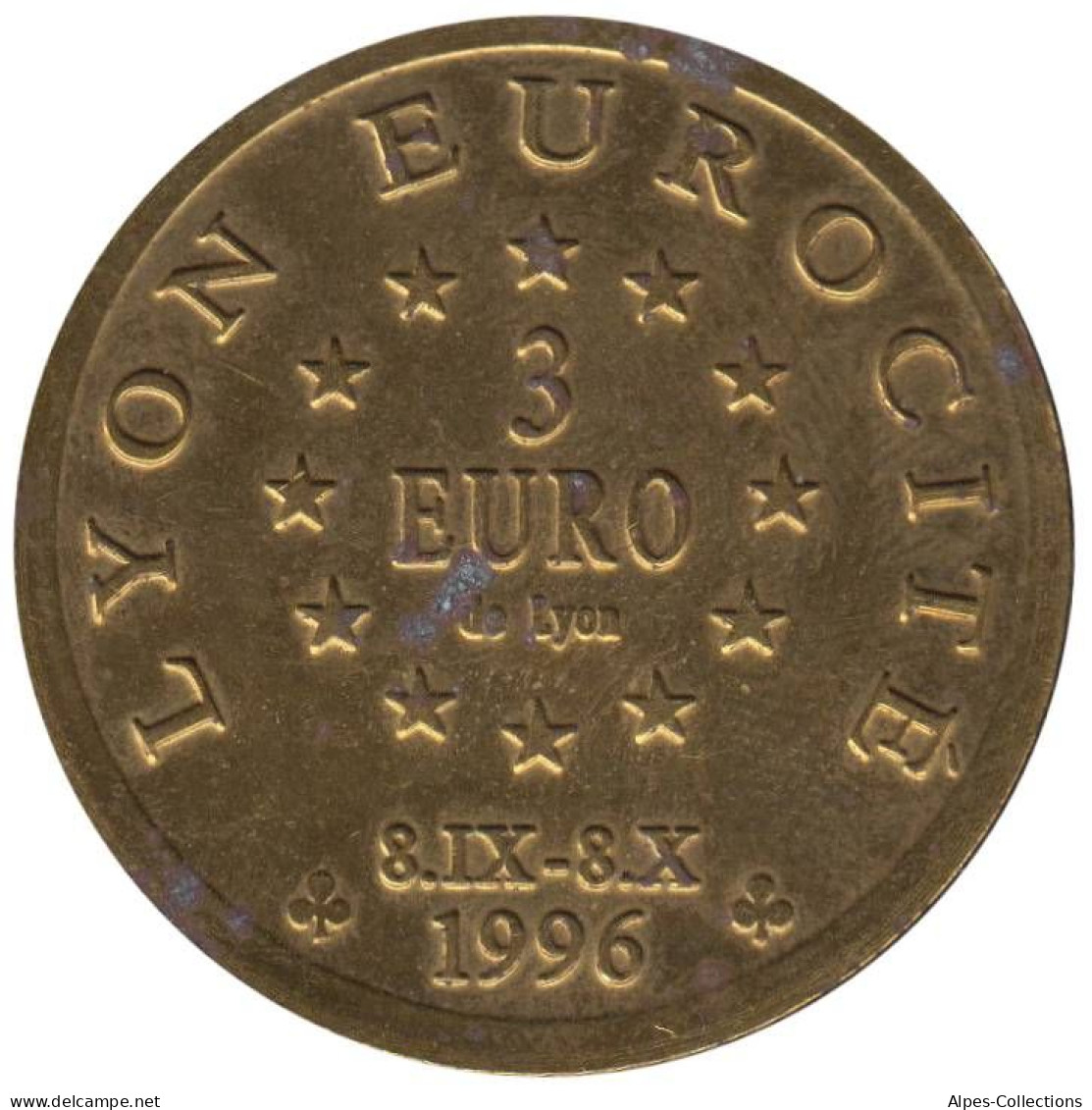 LYON FOURVIERE - EU0030.3 - 3 EURO DES VILLES - Réf: NR - 1996 - Euro Delle Città