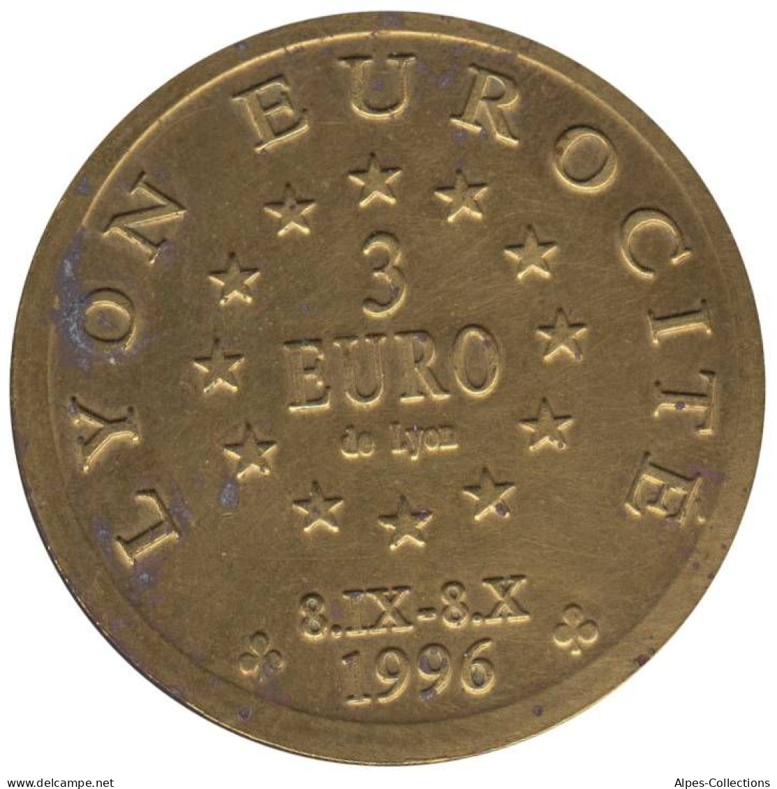 LYON FOURVIERE - EU0030.4 - 3 EURO DES VILLES - Réf: NR - 1996 - Euro Van De Steden