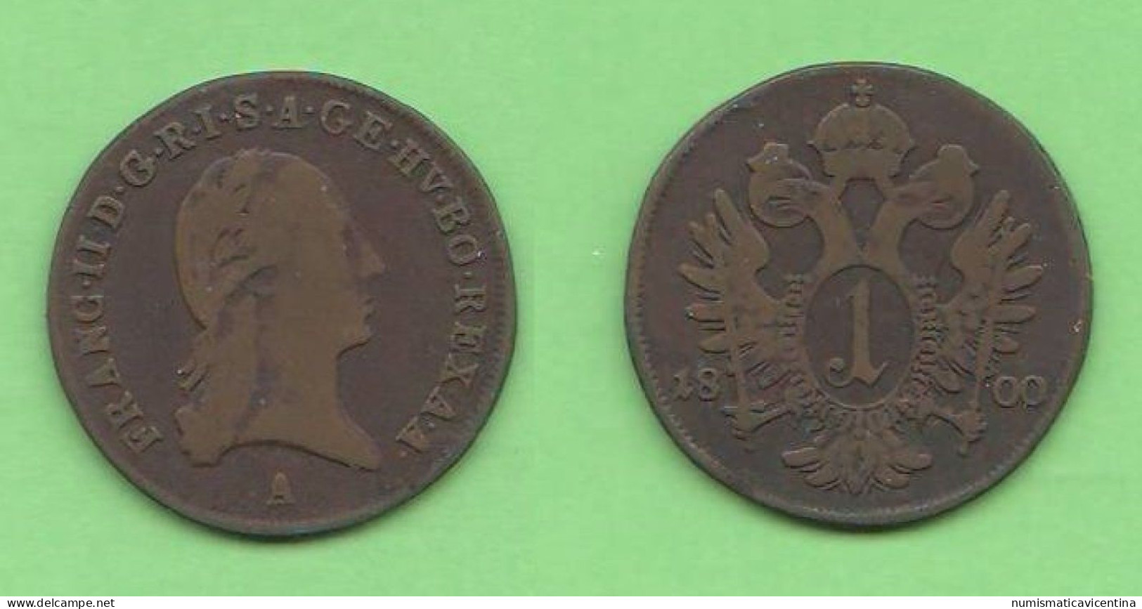 1 Kreuzer 1800 Austria Österreich L'Autriche Copper Coin - Autriche