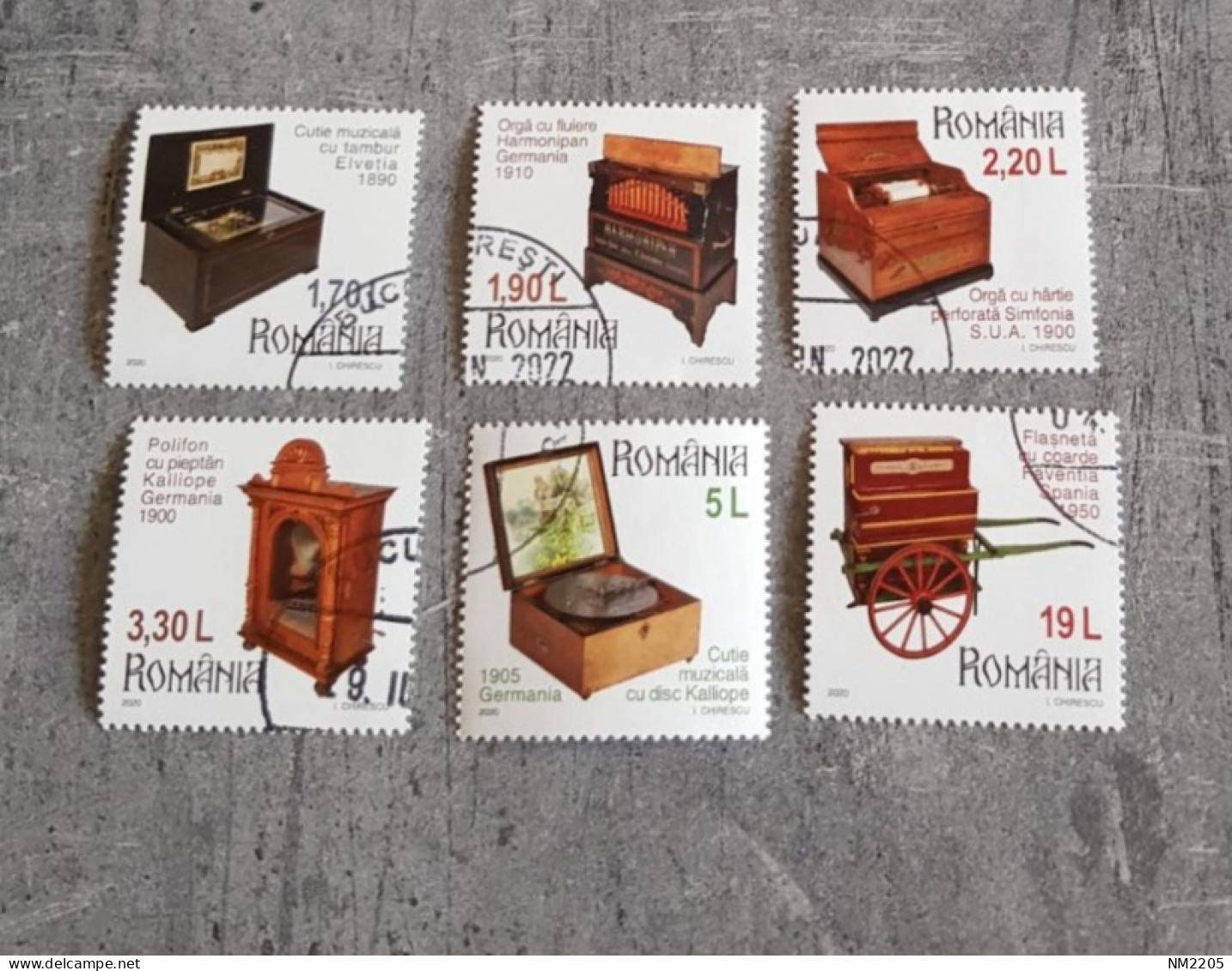 ROMANIA MUSIC BOXES SET USED - Usati