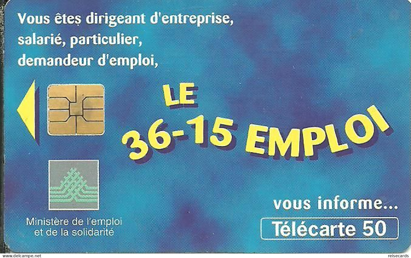 France: France Ttelecom 11/97 F804 Ministère De L'emploi Et De La Solidarité - 1987