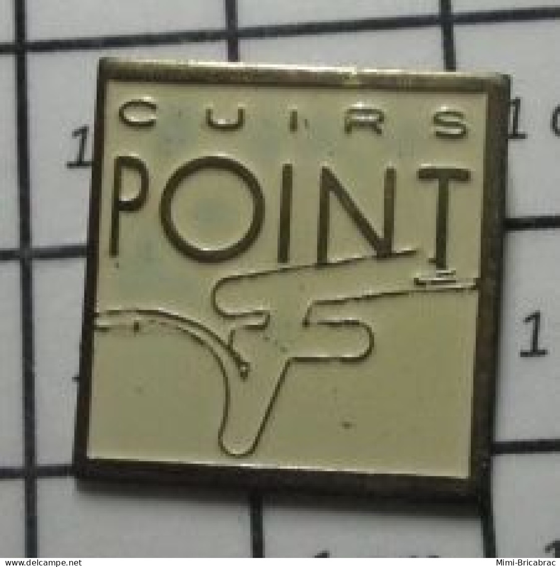 1618A  Pin's Pins / Beau Et Rare : MARQUES / CUIRS POINT F - Trademarks