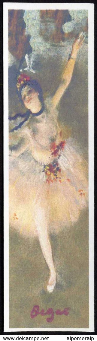 Bookmark / Marque-page Ballet (L'Étoile), Edgar Degas Ref #1217 - Marcapáginas