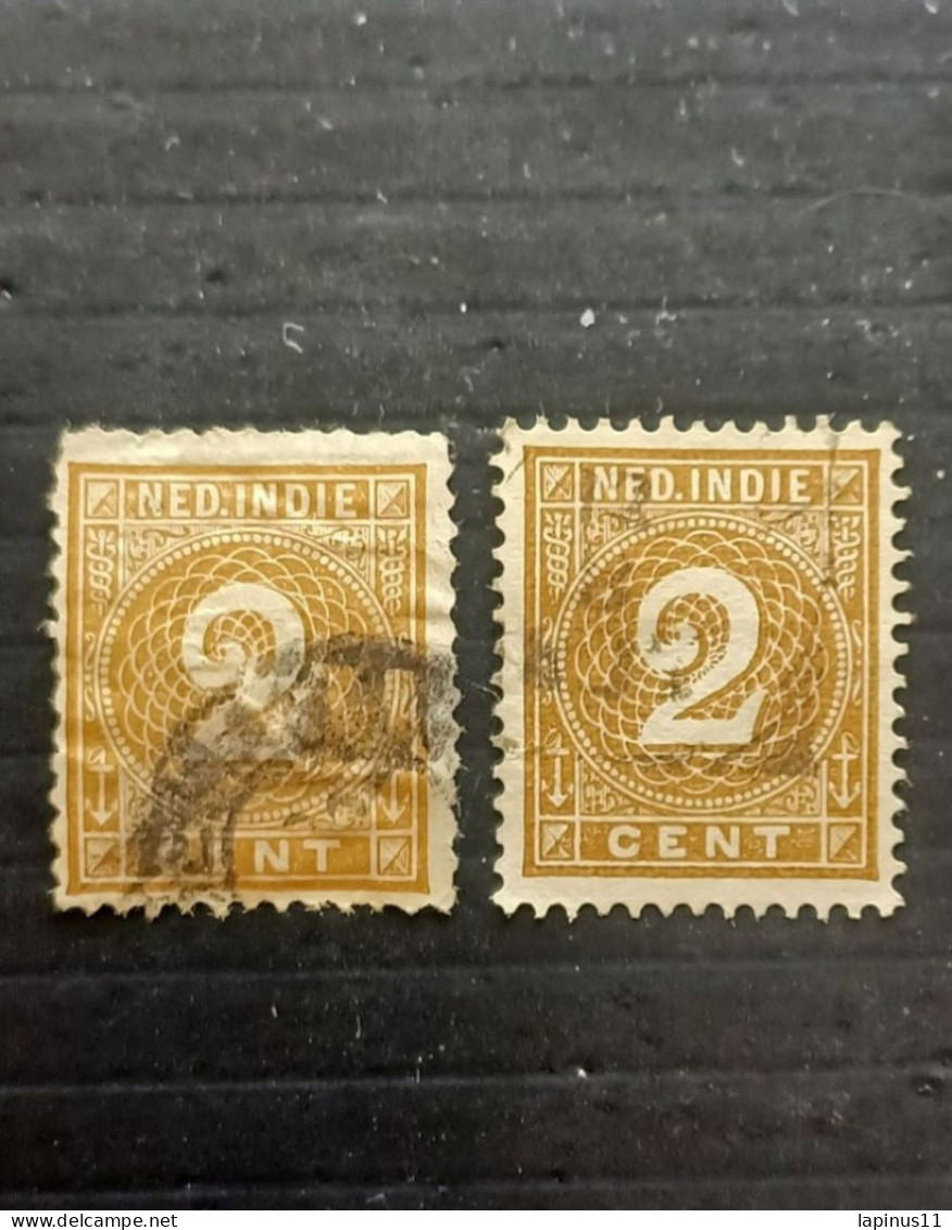 INDIE NETHERLANDS INDIE OLANDESI DUTCH INDIES 1883 -1899 Numeral Stamps - Niederländisch-Indien