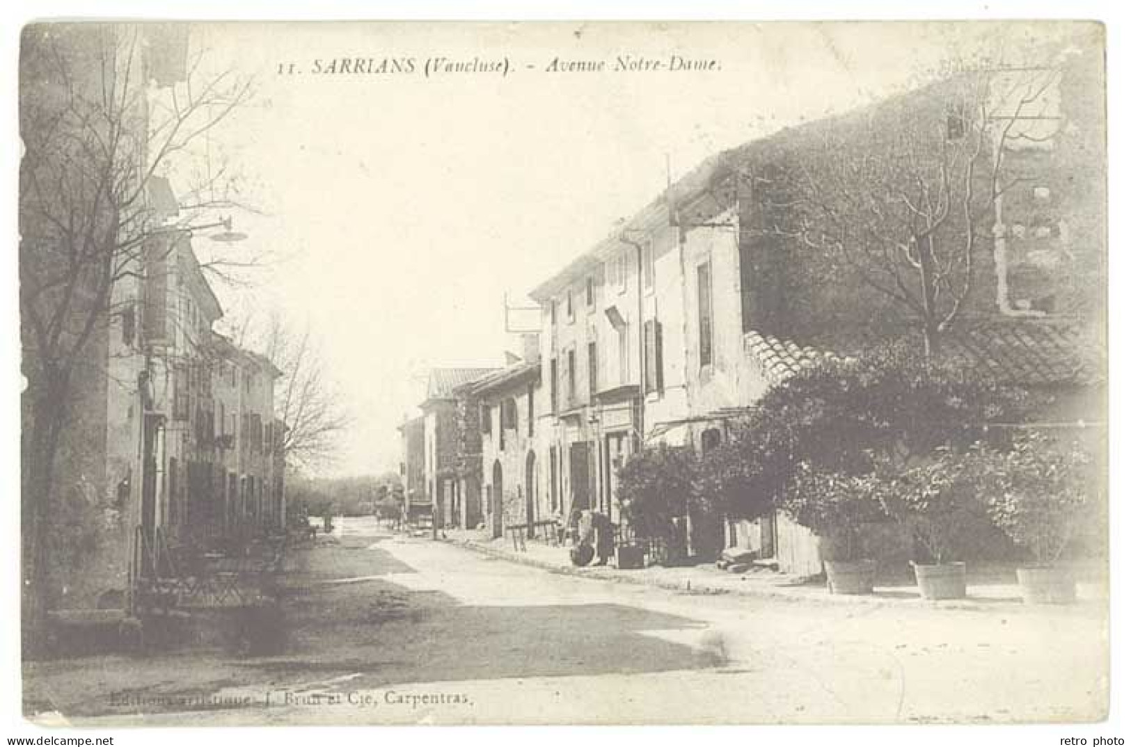 Cpa Sarrians - Le Faubourg - Sarrians