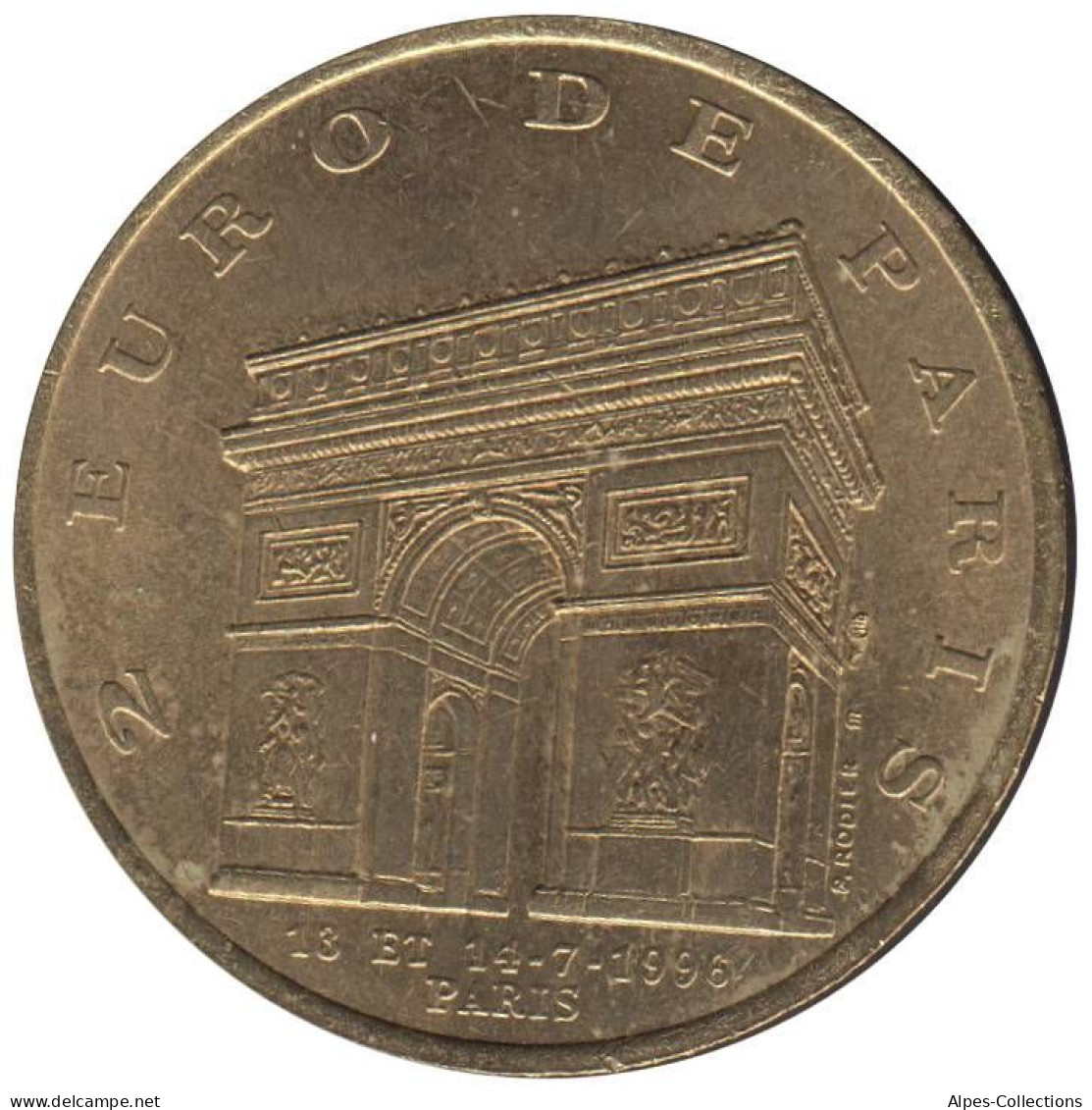 PARIS - EU0020.1 - 2 EURO DES VILLES - Réf: T194 - 1996 - Euros De Las Ciudades