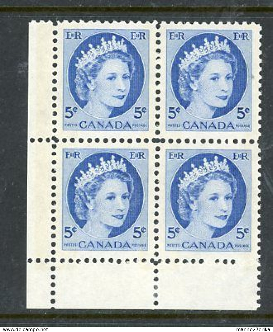 Canada MNH 1954 "Wilding Portrait" - Unused Stamps