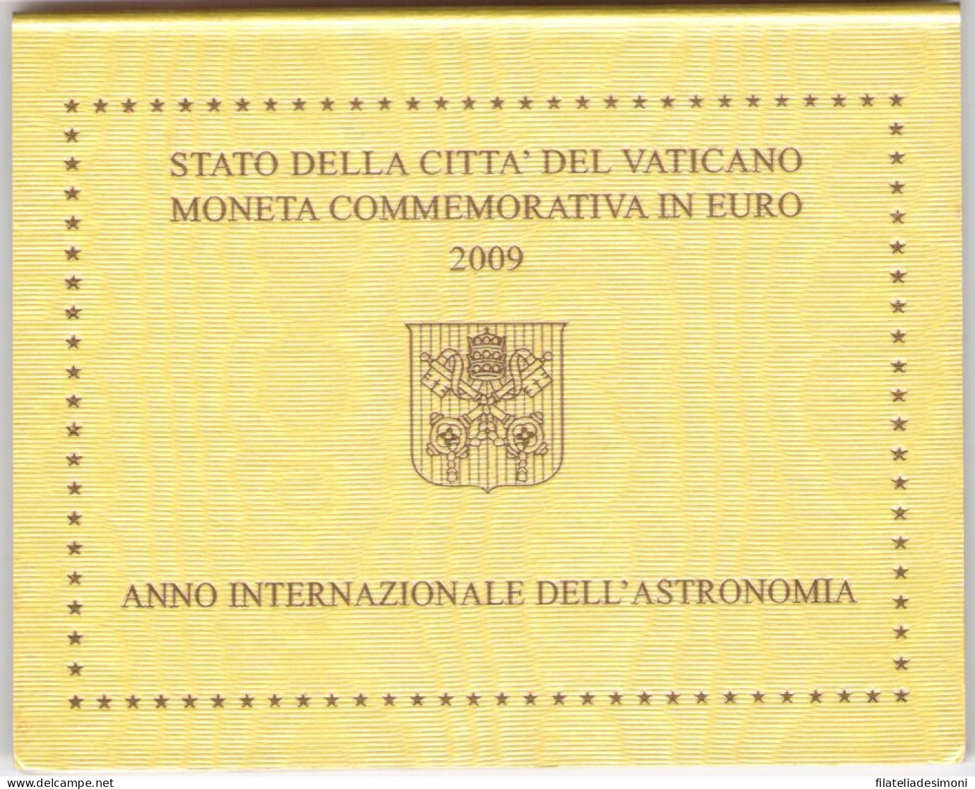 2009 Città Del Vaticano - Anno Astronomia, 2 Euro In Folder - FDC - Other & Unclassified