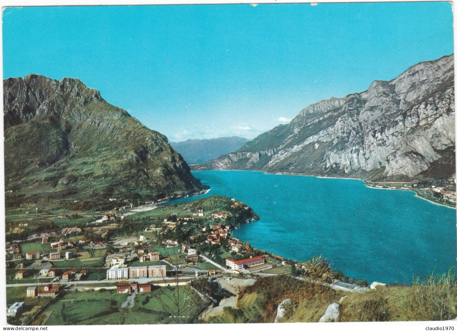 LECCO - CARTOLINA  - PANORAMA - VIAGGIATA PER TRENTO - 1962 - Lecco