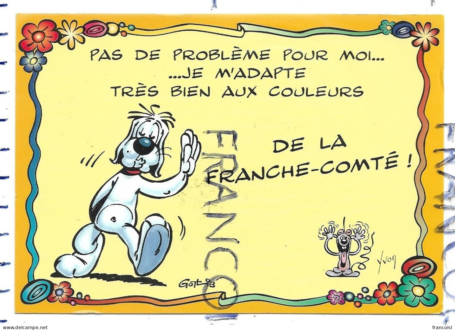 Gai-Luron :" Pas De Problème Pour Moi ... Franche-Comté..." Par Gotlib - Comicfiguren