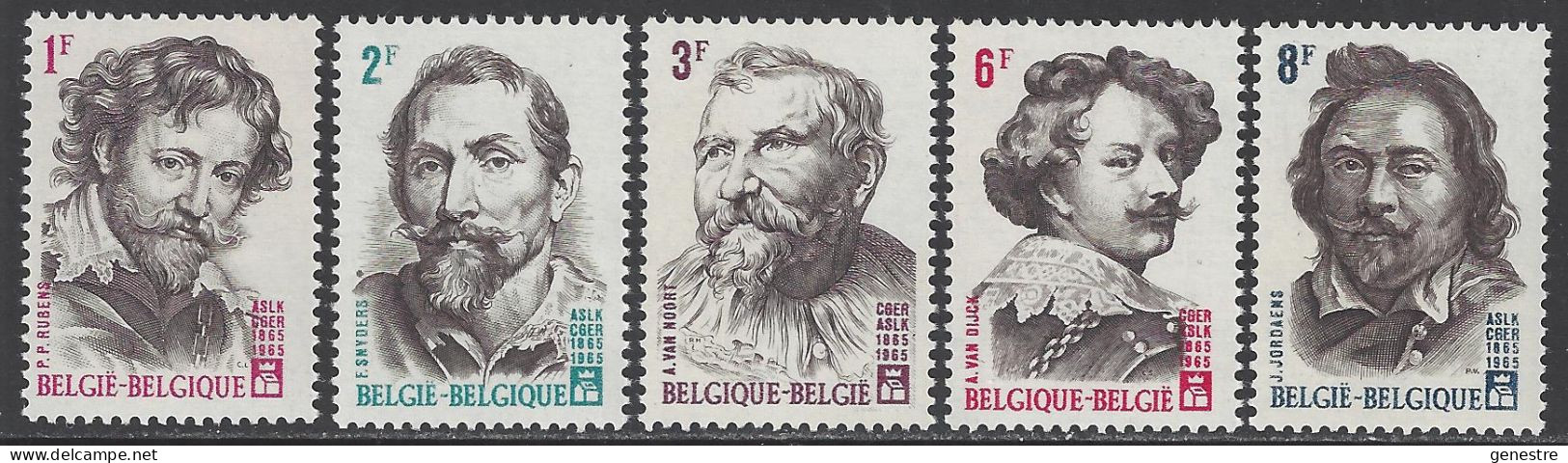 Belgique - 1965 - COB 1322 à 1326 ** (MNH) - Neufs