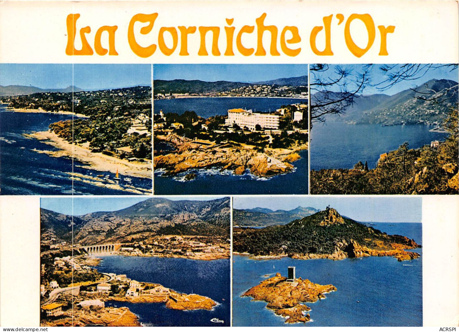 LA CORNICHE D OR Le Trayas Vue Generale Le Dramont L Ile D Or Le Semaphore Boulouris 17(scan Recto-verso) MA614 - Boulouris