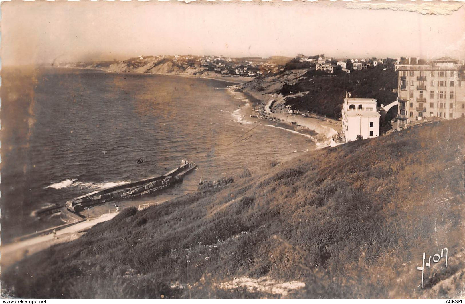 GUETHARY BIDART La Cote Basque Vers BIARRITZ 2(scan Recto-verso) MA612 - Guethary