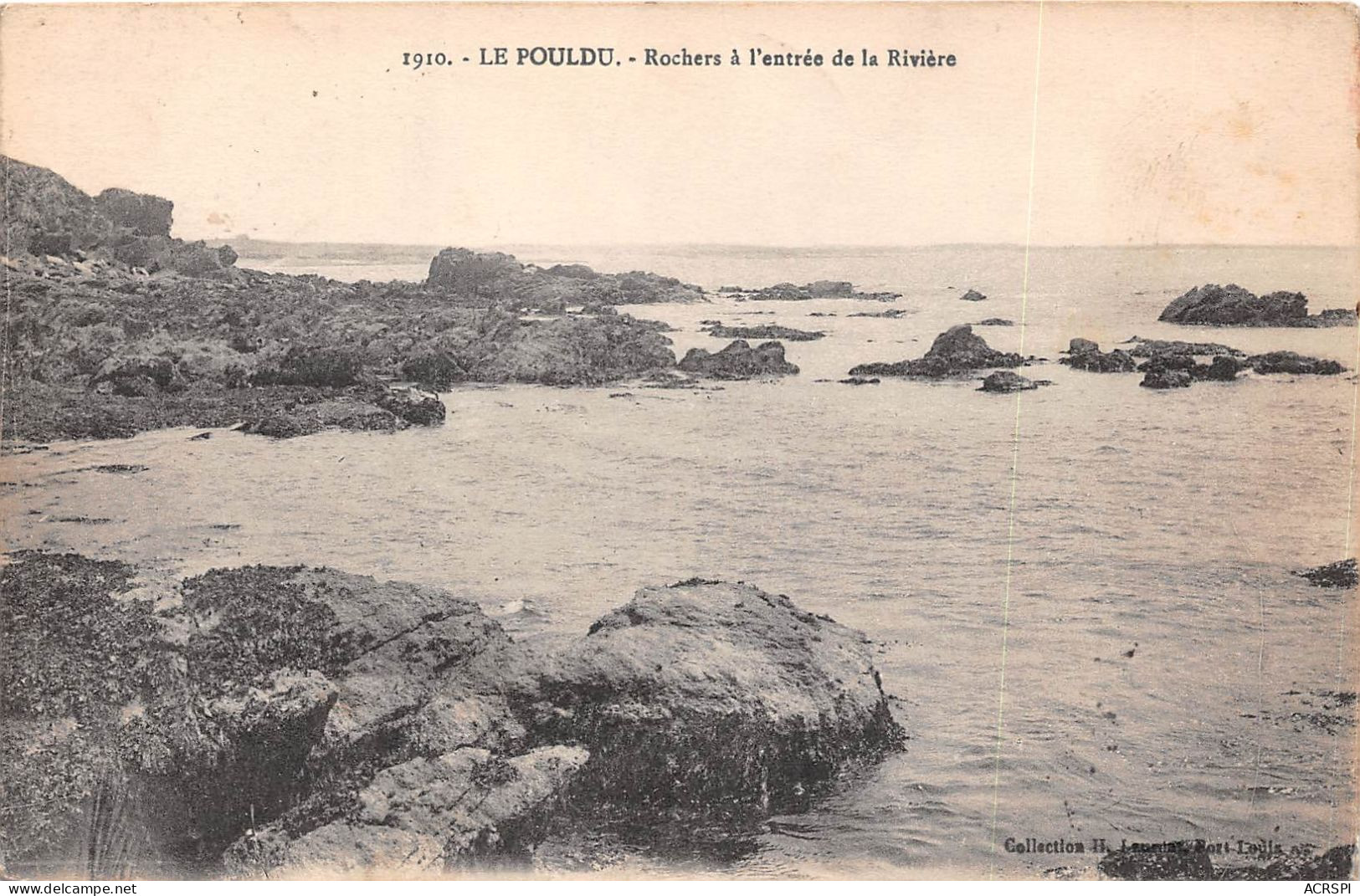 LE POULDU Rochers A L Entree De La Riviere 6(scan Recto-verso) MA611 - Le Pouldu