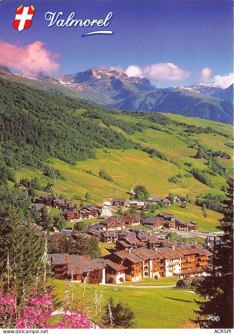 VALMOREL Alt 1400m La Station Au Pied De La Chaine De La Lauziere 13(scan Recto-verso) MA610 - Valmorel