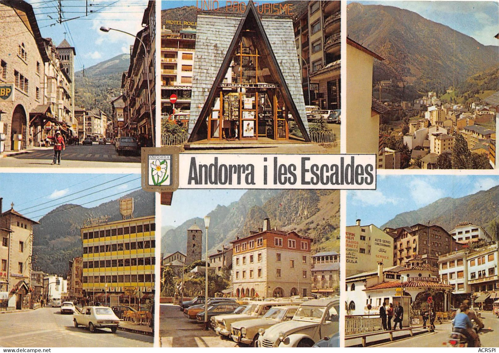 VALLS D ANDORRA Andorra La Vella I Les Escaldes 5(scan Recto-verso) MA603 - Andorre