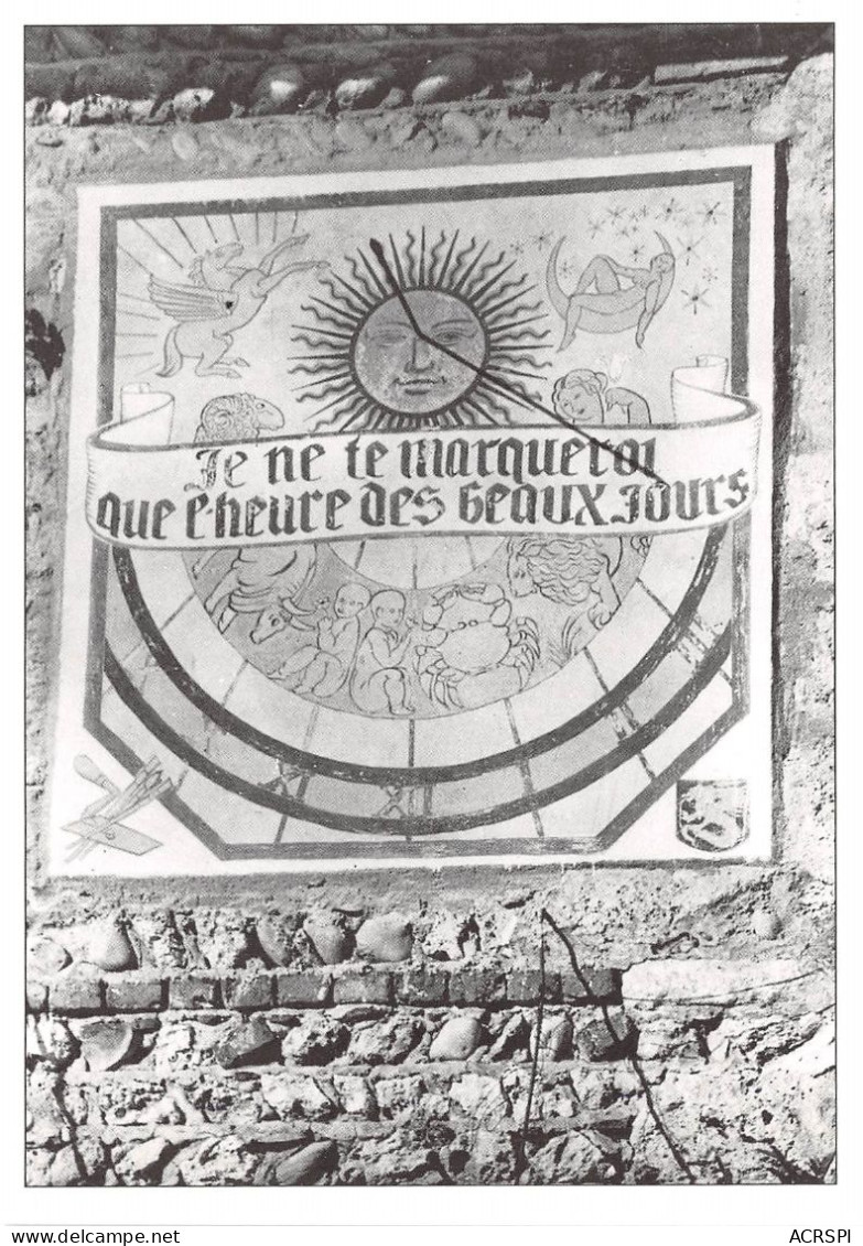 Cite Medievale De PEROUGES  Le Cadran Solaire 13(scan Recto-verso) MA601 - Pérouges