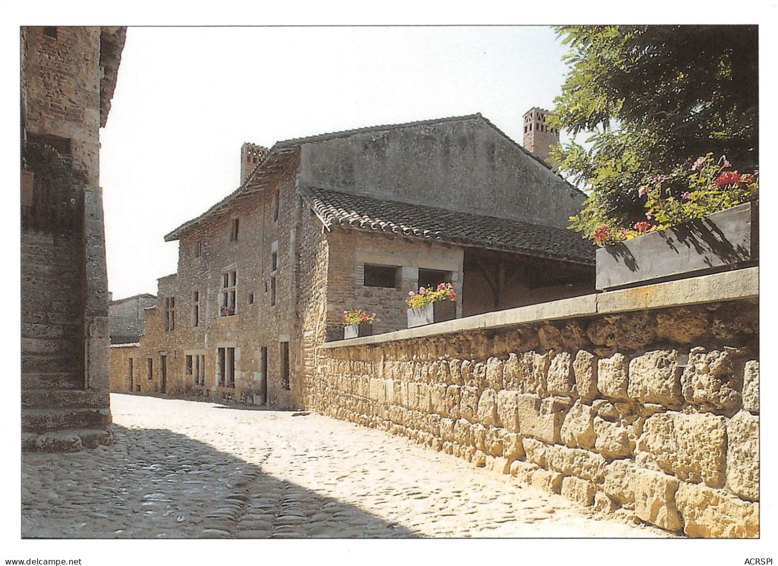 Cite Medievale De PEROUGES Rue Des Rondes Cote Sud 10(scan Recto-verso) MA601 - Pérouges