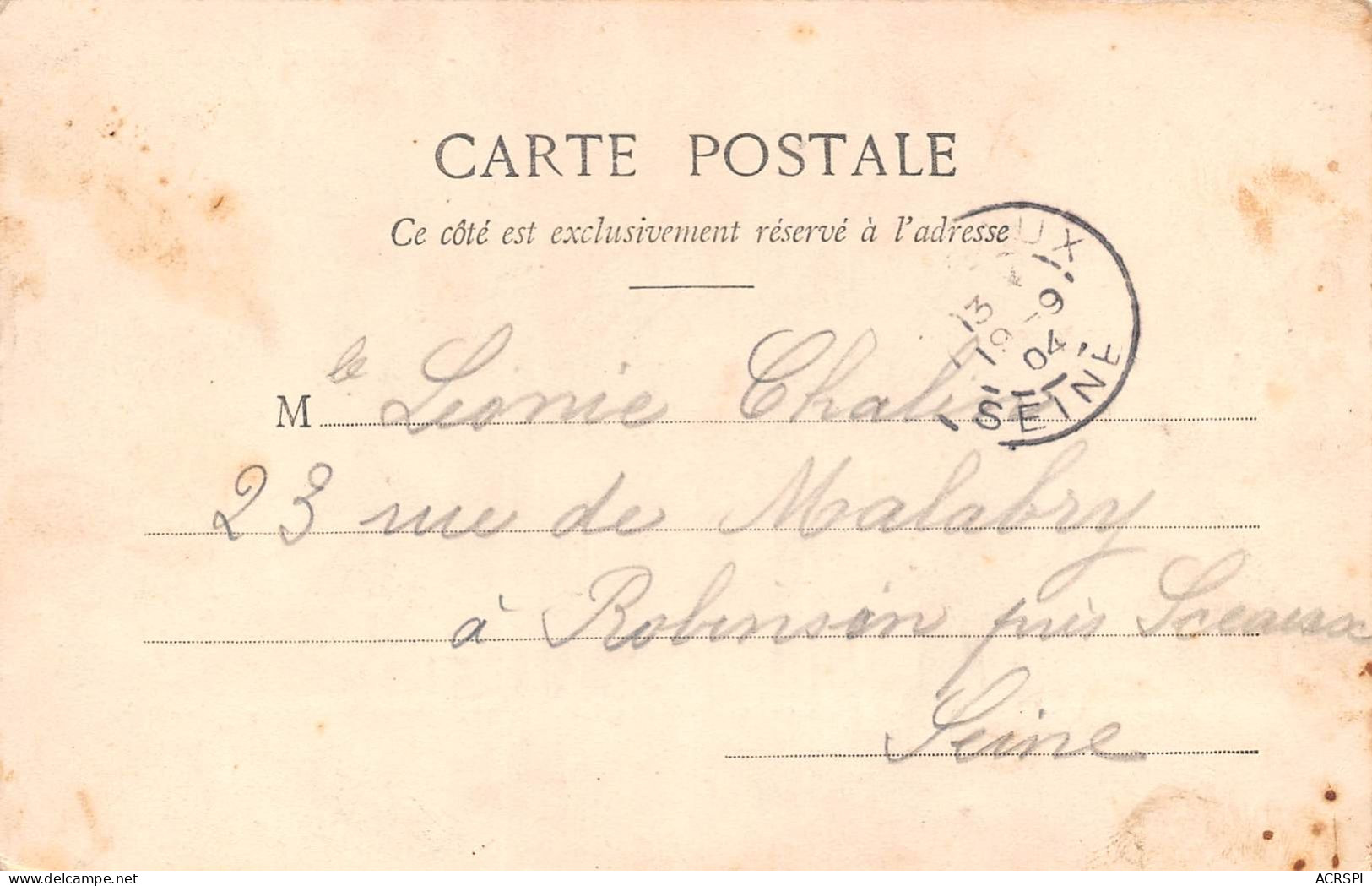 PARIS Théatre Français  16 (scan Recto Verso)MA628BIS - District 20