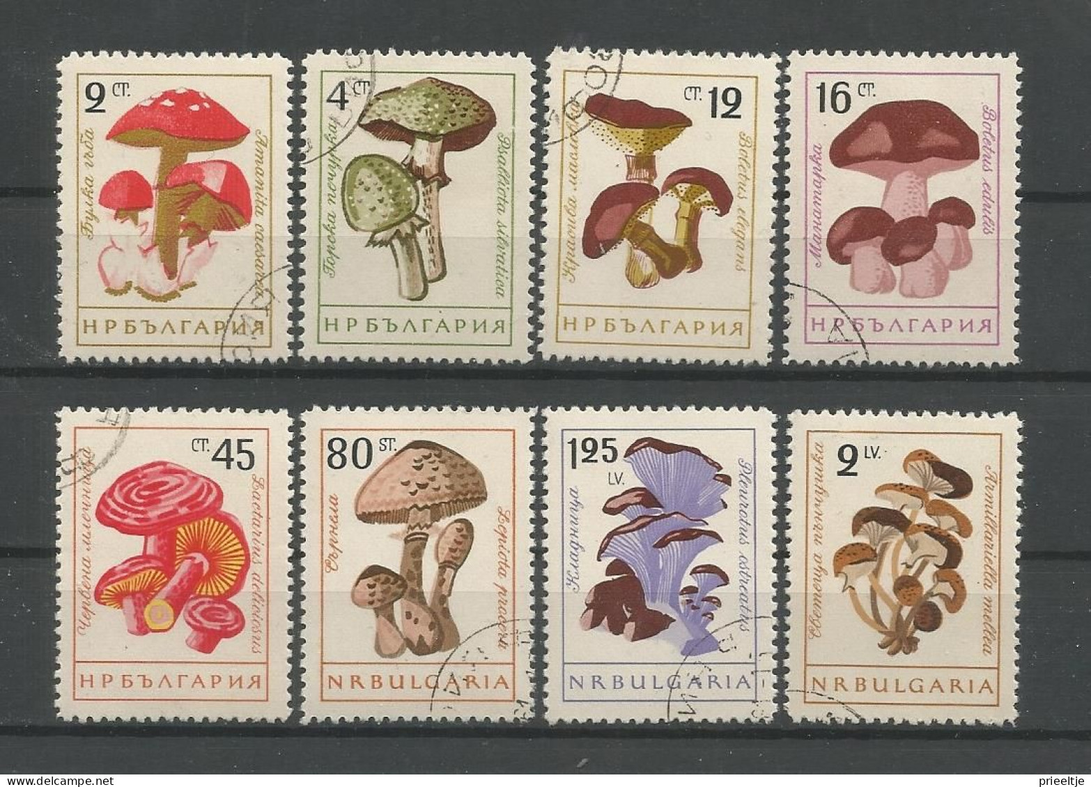 Bulgaria 1961 Mushrooms Y.T. 1099/1106  (0) - Oblitérés