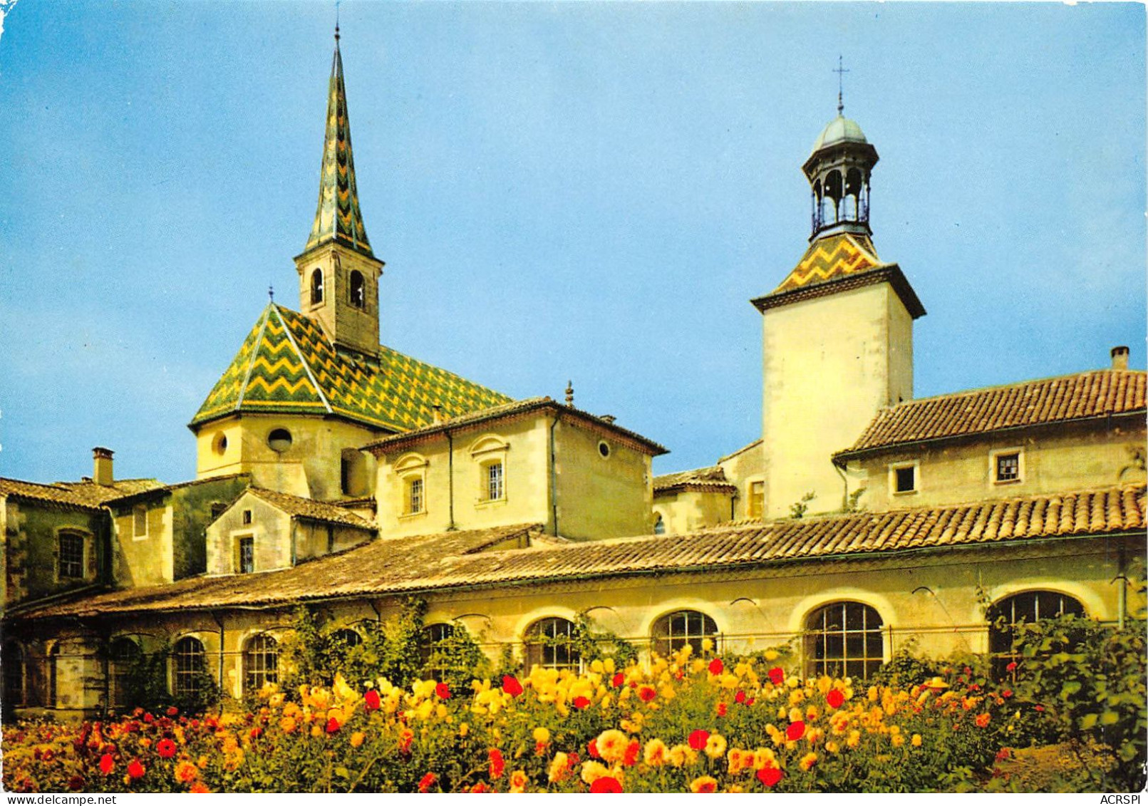 Chartreuse De VALBONNE Par PONT SAINT ESPRIT Le Jardin Du Grand Cloitre Le Clocher Et La Tour 6(scan Recto-verso) MA625 - Pont-Saint-Esprit