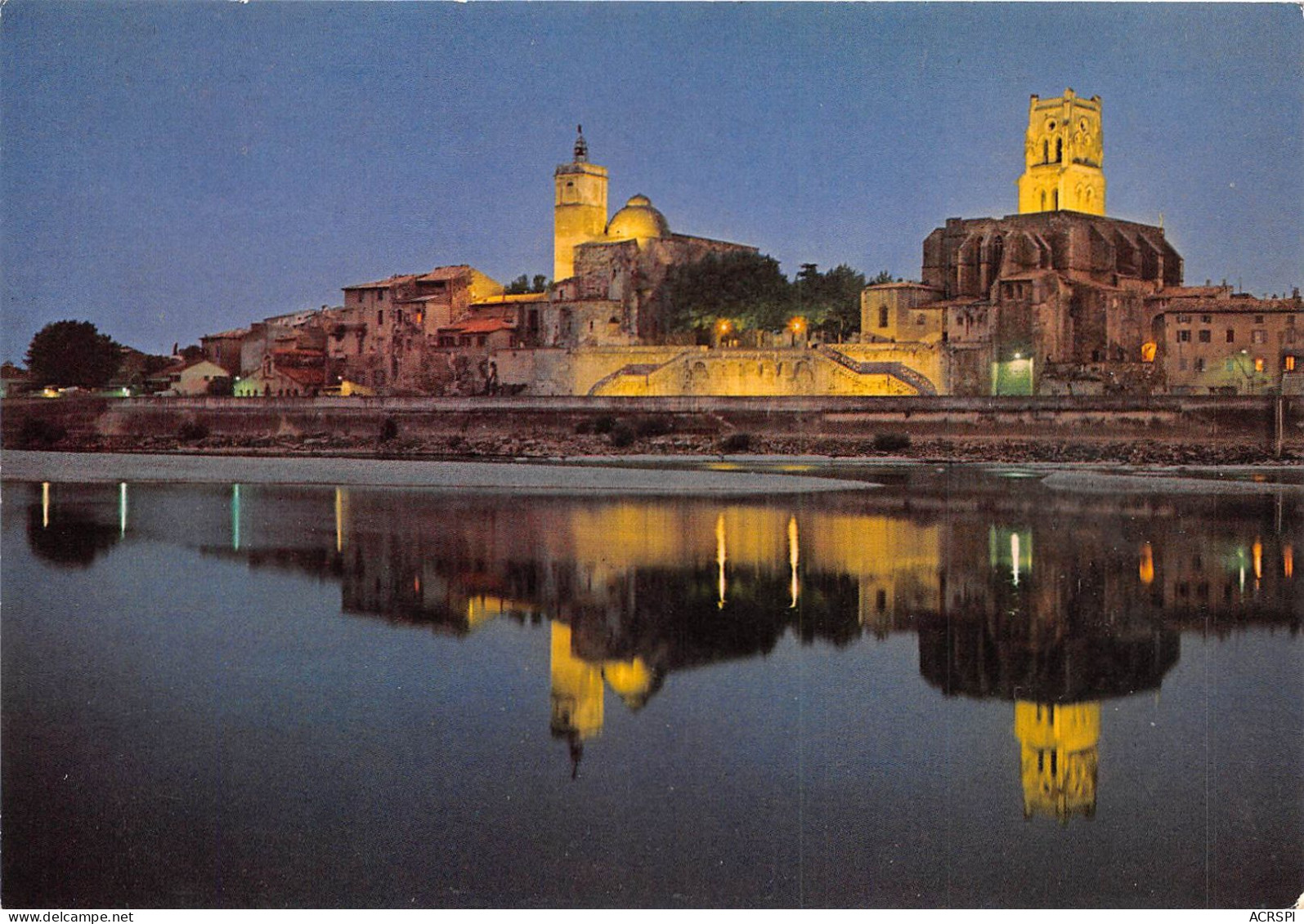 PONT SAINT ESPRIT Porte D Or De La Provence Les Bords Du Rhone La Nuit 8(scan Recto-verso) MA625 - Pont-Saint-Esprit