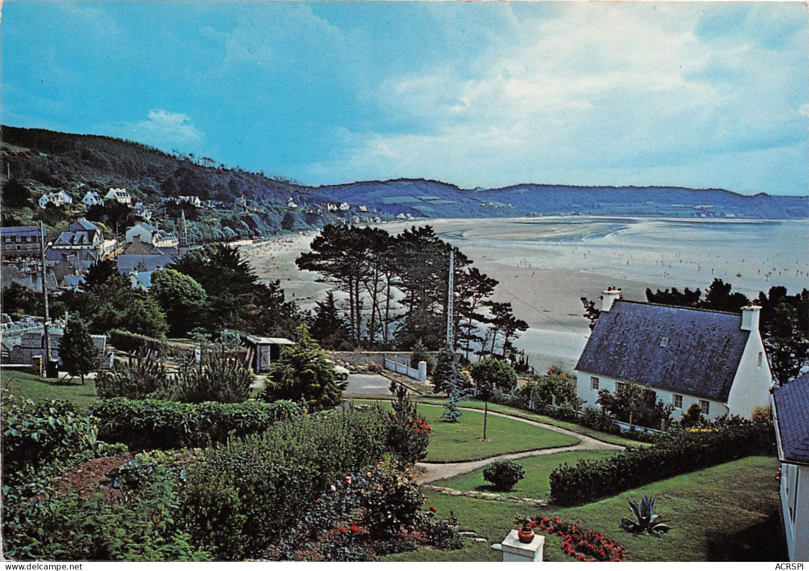 SAINT MICHEL EN GREVE Les Jardins Et La Plage 25(scan Recto-verso) MA623 - Saint-Michel-en-Grève