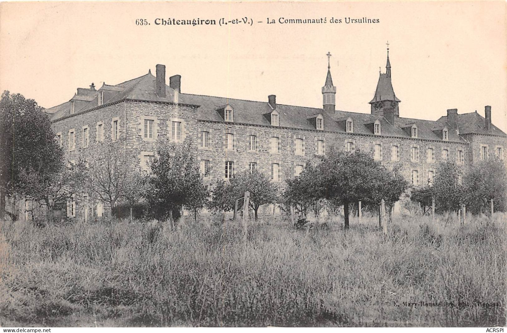 CHATEAUGIRON La Communaute Des Ursulines 6(scan Recto-verso) MA621 - Châteaugiron