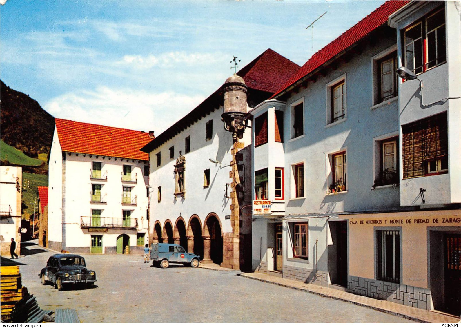 ESPAGNE BIELSA Plaza Mayor Y Ayuntamiento Siglo XVI 8(scan Recto-verso) MA619 - Huesca