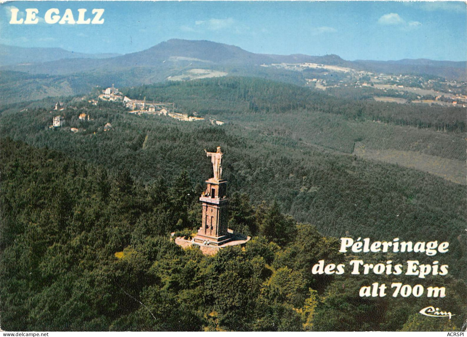 TROIS EPIS Alt 700m Le GALZ 9(scan Recto-verso) MA618 - Trois-Epis