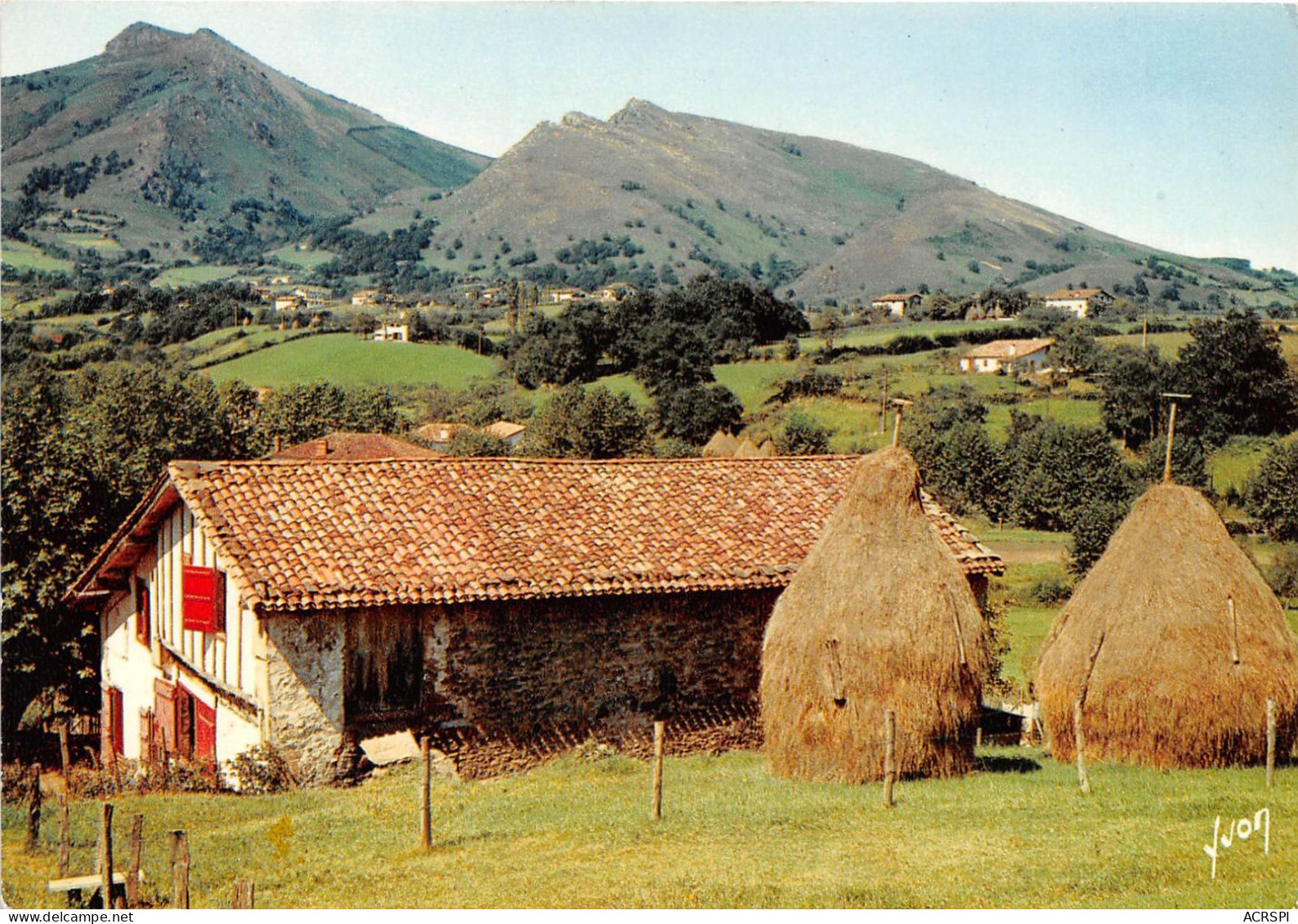 SARE Une Ferme Basque La Rhune 13(scan Recto-verso) MA649 - Sare