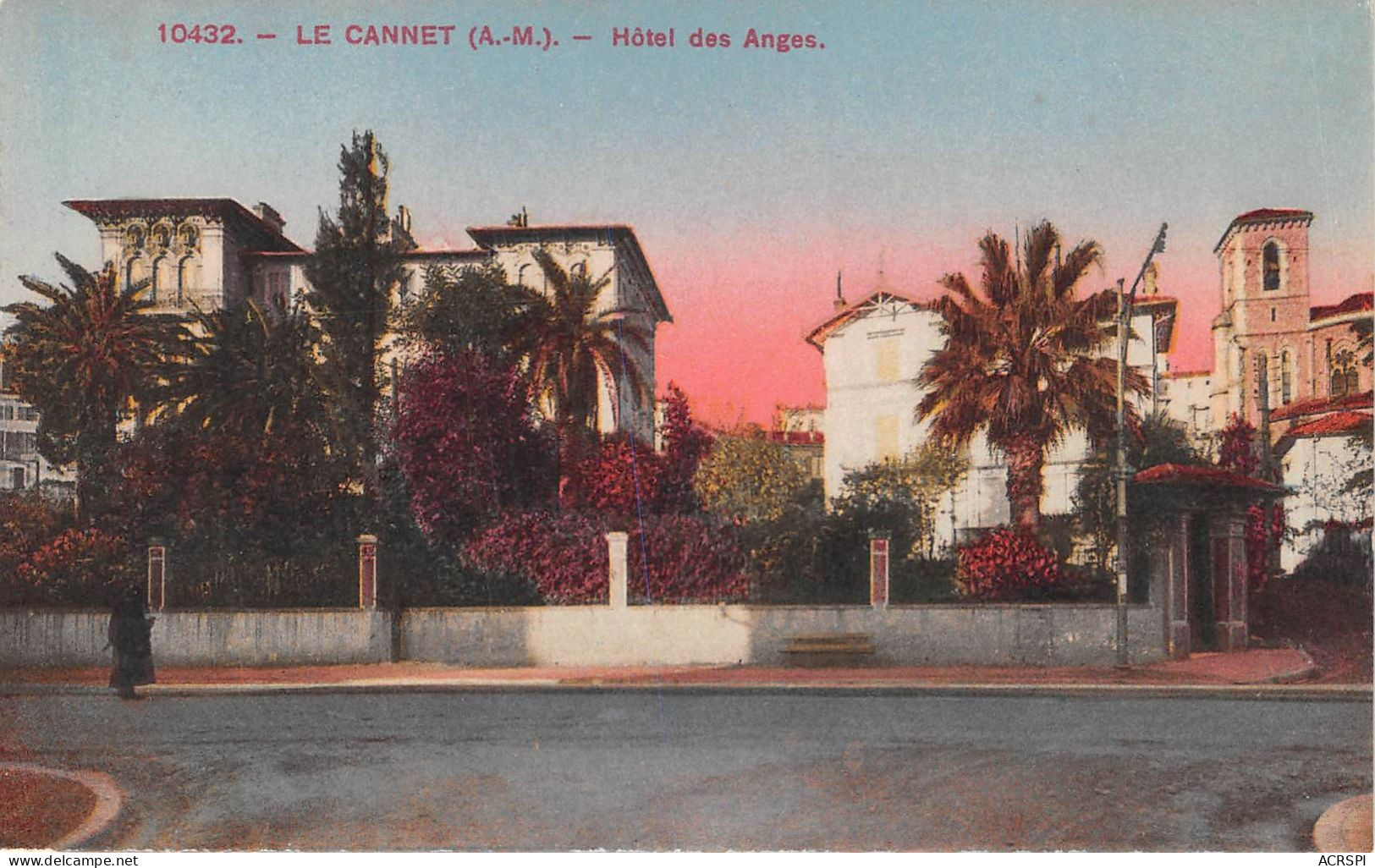 LE CANNET Hotel Des Anges 6(scan Recto-verso) MA632 - Le Cannet