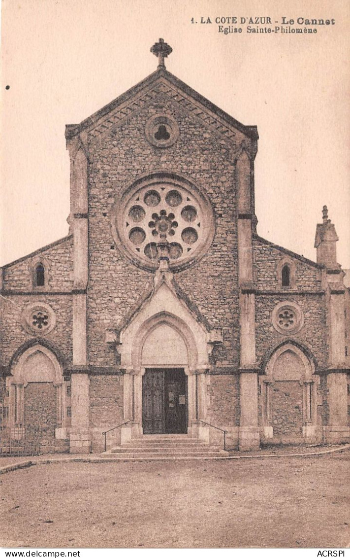 LE CANNET Eglise Sainte Philomene 7(scan Recto-verso) MA632 - Le Cannet