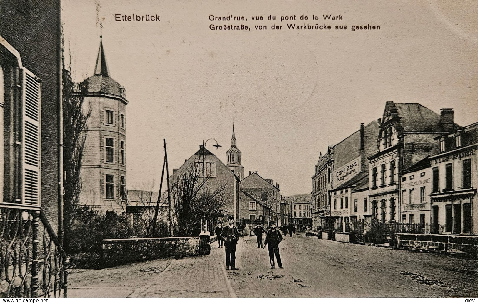 Etterbruck - Grand'rue Vue Du Pont De La Wark - Henri Steinhauser Bartz - Ettelbruck