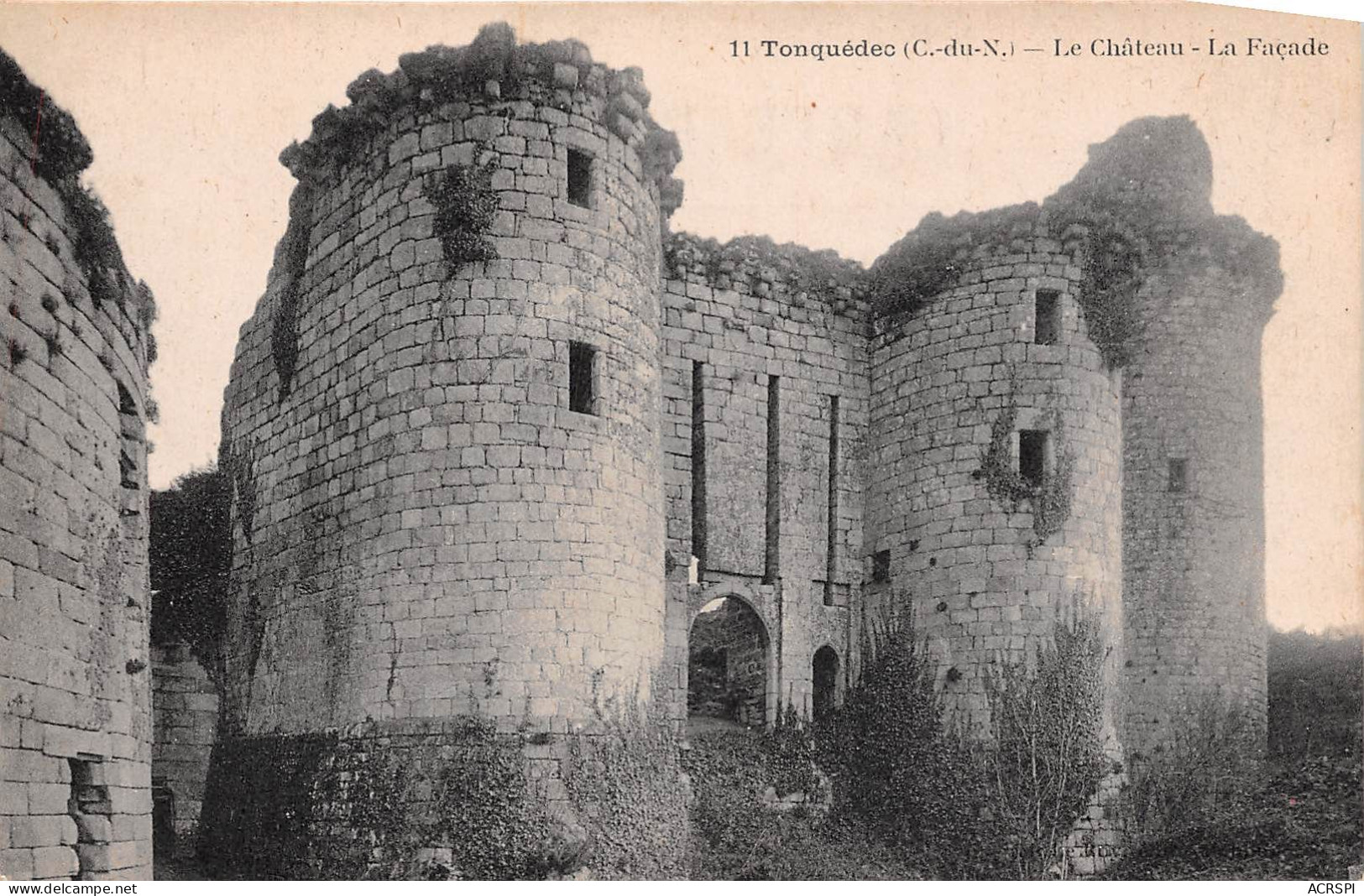 TONQUEDEC Le Chateau La Facade 5(scan Recto-verso) MA661 - Tonquédec