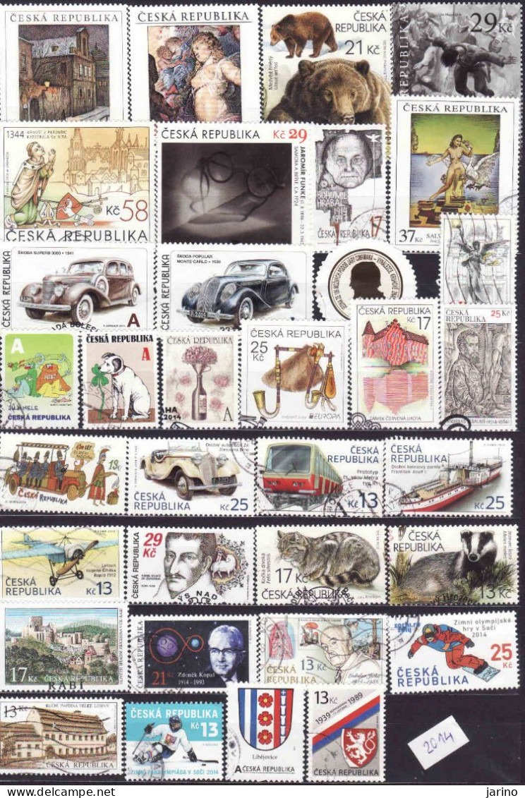 Tchechische Republik 2014, Used.I Will Complete Your Wantlist Of Czech Or Slovak Stamps According To The Michel Catalog. - Usati