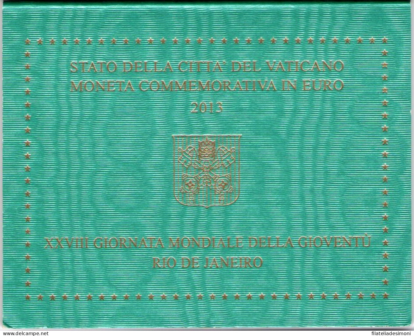 2013 Città Del Vaticano - Rio De Janeiro GMG, 2 Euro In Folder - FDC - Otros & Sin Clasificación