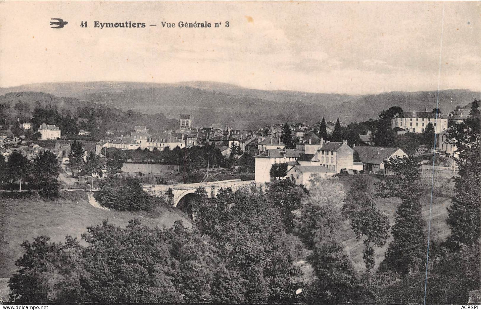 EYMOUTIERS Vue Generale 8(scan Recto-verso) MA679 - Eymoutiers