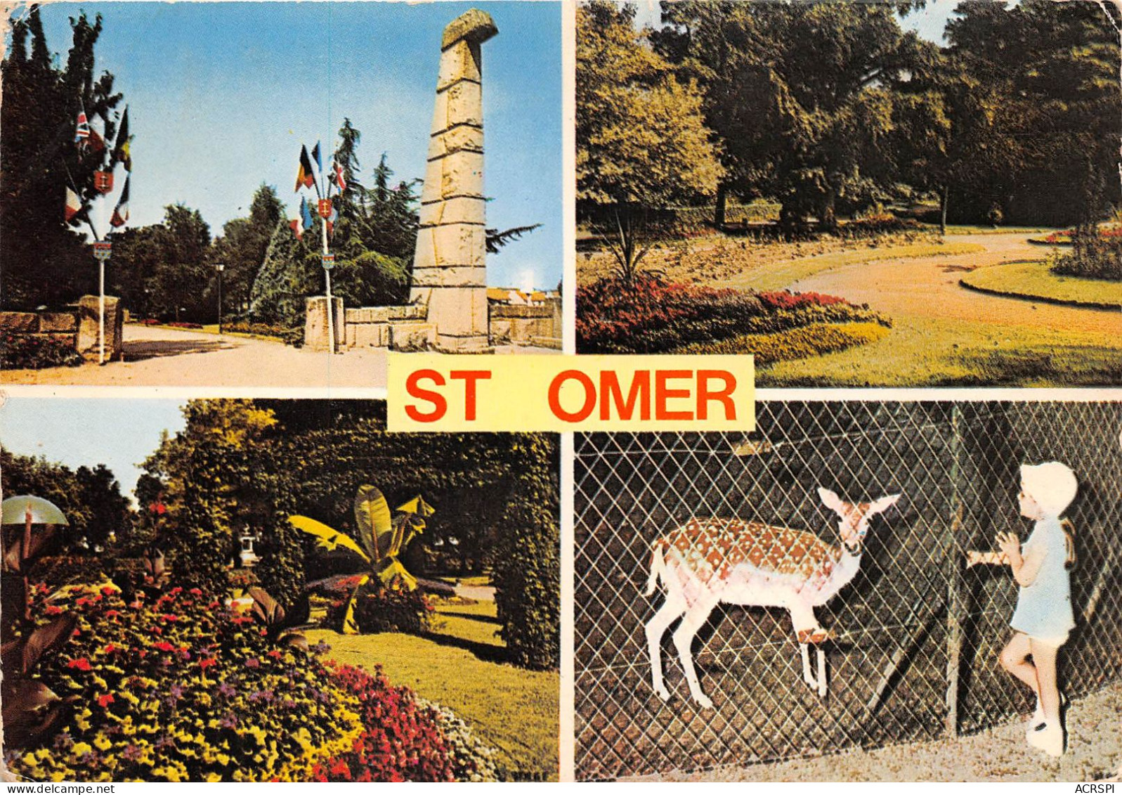 ST OMER Le Jardin Public 19(scan Recto-verso) MA698 - Saint Omer