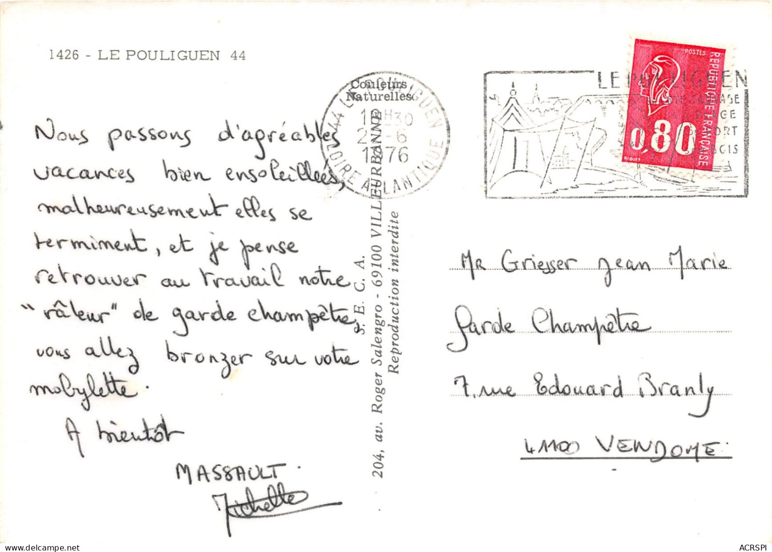 LE POULIGUEN 2(scan Recto-verso) MA691 - Le Pouliguen