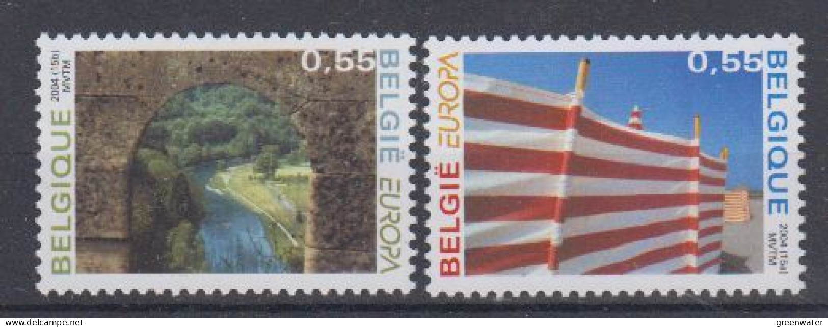 Europa Cept  2004 Belgium 2v  ** Mnh (59531B) - 2004