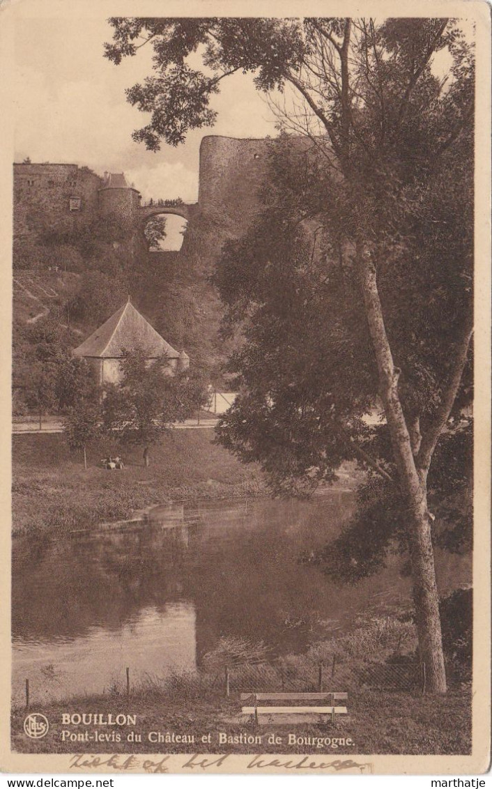 Bouillon - Pont-levis Du Château Et Bastion De Bourgogne - Ern. Thill, Série 2, N°3 - Bouillon