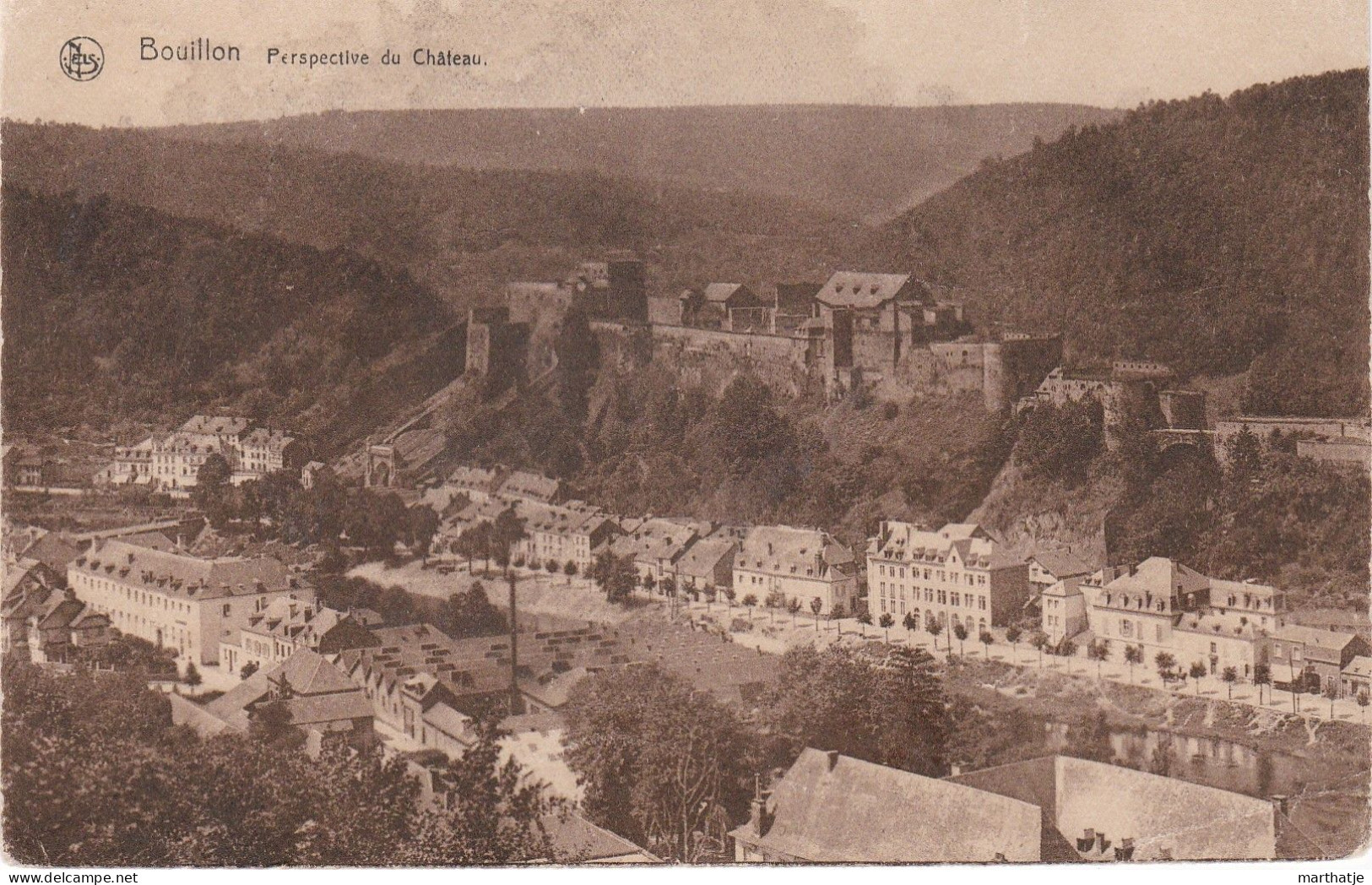 Bouillon - Perspective Du Château - Bouillon