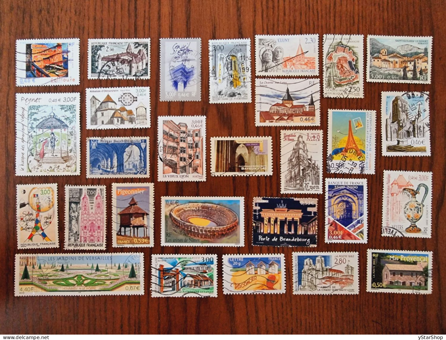 France Stamps Lot - Used - Various Themes - Collections