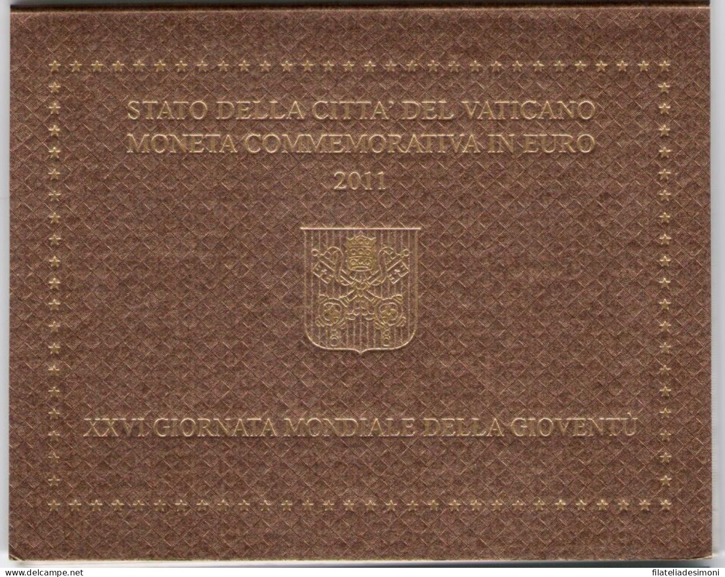 2011 Città Del Vaticano - XXVI Giornata Mondiale Gioventù, 2 Euro In Folder - FDC - Other & Unclassified