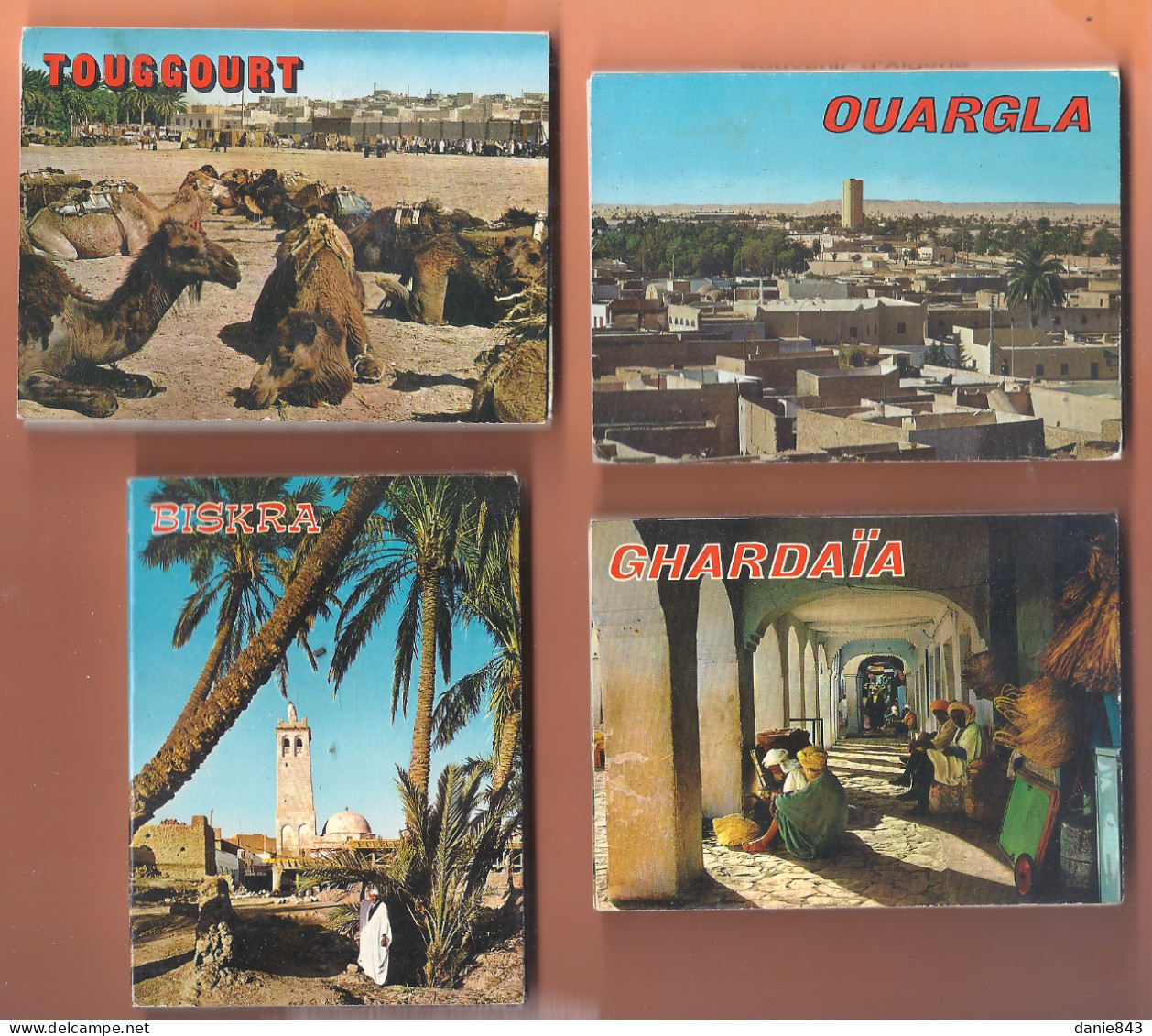 Lot de 22 Pochettes de 10 à 20 photos - Europe et Algérie - Format entre 4/6 et 7.5/10.5 - environs 300 photos