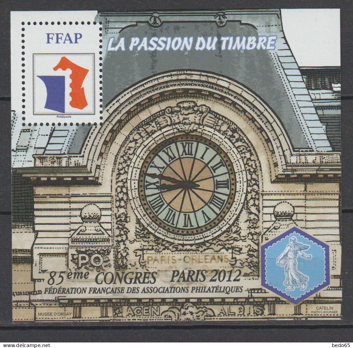 BLOC FFAP N° 6 NEUF** LUXES SANS CHARNIERE  / MNH - FFAP